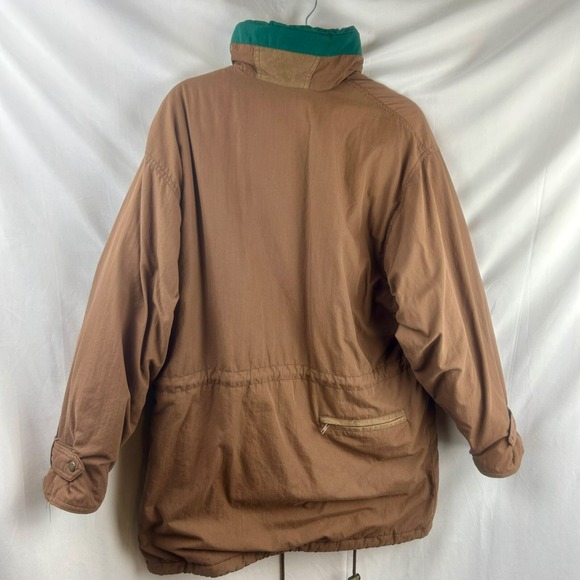 Vintage 80s 90s Innovations by‎ Izzi Jacket Men Medium Insulated Hunt Fish Brown - Picture 7 of 10